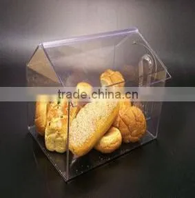 China Factory Direct Wholesale Clear Acrylic Bread Storage Box With Lid for Retail thumbnail-2