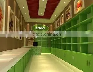 Reliable Wooden Supermarket Gondola for Sale thumbnail-1