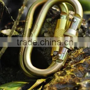 Oval Screwgate Locking Safety Steel Carabiner With EN 362, EN 12275 for Climbing Height Work/ Mountain Rescue thumbnail-5