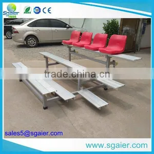 Metal Sports Stadium Bleachers With Plastic Chair thumbnail-1