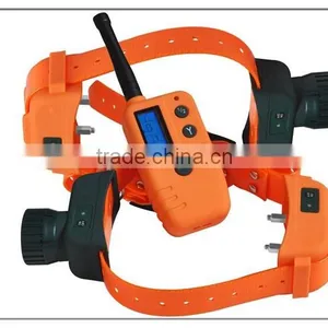 For 2 Dogs Collar PET TRAINER Hunter Beeper Dog Training Collar Waterproof 1 Transm+2 Collar+2 Receiver+2 Beeper thumbnail-1