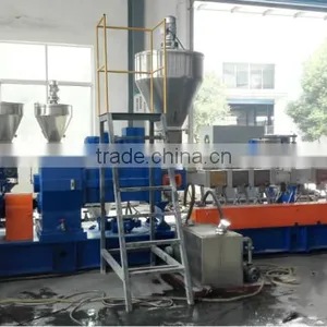 PP PE and Calcium Carbonate Masterbatch Filler Granules Extruder Making thumbnail-5