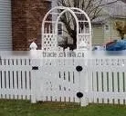 Vinyl Arbor Fencing thumbnail-1