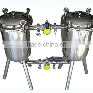 Stainless Steel Duplex Filter Housing, Oil Filter, Milk Filter With Low Price thumbnail-1