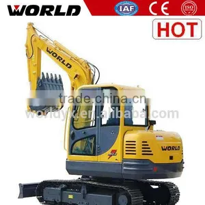 With Auger 6 Ton Hydraulic Chain Drive Excavator Machine for Sale thumbnail-3