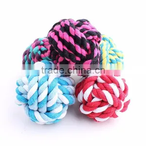 Pet Cotton Rope Toys Medium Size 7.5 cm Cotton Rope Woven Ball thumbnail-1