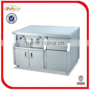 Stainless Steel Kitchen Work Table With Cup Dispenser thumbnail-3