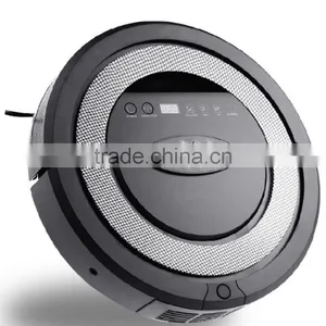 China Wholesale High Class V-shape Middle Brushes Smart Vacuum Cleaner Robot Sweep and Mop Wet and Dry thumbnail-1