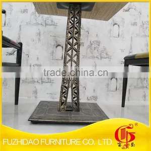 New Wrought Iron Bench Table With Themed Restaurant thumbnail-3