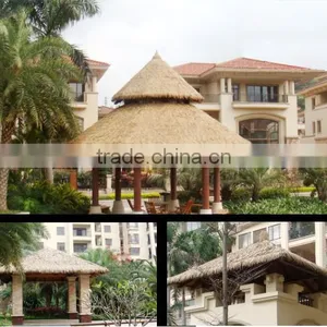 Artificial Thatch Roofing,Extrusion Decorative Dry Plastic Synthetic thumbnail-4
