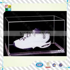 Customized Clear Acrylic Shoe Box Simple Design Hot Sale High Transperant Acrylic Shoe Display Case Acrylic Sports Shoe Case thumbnail-1