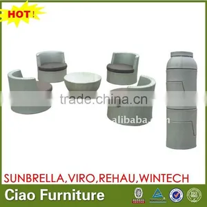 Hot Sell Outdoor Sectional Coffee Table Chairs Stackable Outdoor Table Set thumbnail-1