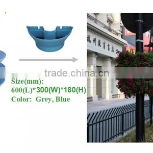 SOL Hydroponics Lamp Post Planter Grow Pots Stackable Flower Lamp Post thumbnail-2