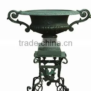 Indoor Cast Iron Flower Pot Decorative Flower Pot for Home and Hotel thumbnail-1