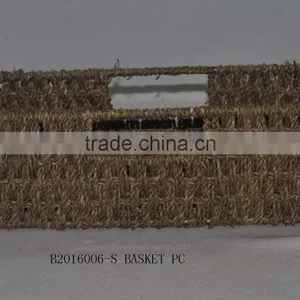 Seagrass Iron Shelf Basket thumbnail-1