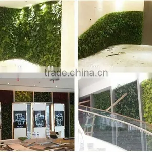Shengjie Factory Artificial Green Wall Plastic Artificial Plant Wall Wholesale Artificial Vertical Plant Wall thumbnail-1