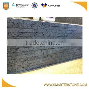 Factory Price Hainan Black Natural Basalt Stone for Indoor Wall thumbnail-1