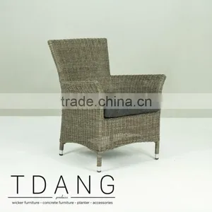 Manning Wicker Armchair - Dining Wicker Furniture Chair thumbnail-1