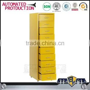 Korea Light Weight Steel 10 Drawer Filing Cabinet Lightweight Storage Cabinet for Sale thumbnail-4