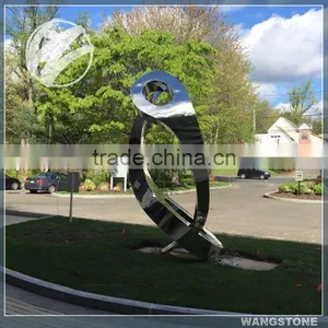 Stainless Steel Outdoor Abstract Garden Metal Sculpture thumbnail-2