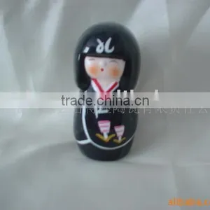 Cute Ceramic Doll Japanese Style Doll thumbnail-1