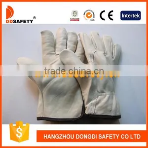 DDSAFETY 2017 Cow Grain Leather Glove Racing Motorbike Glove thumbnail-1