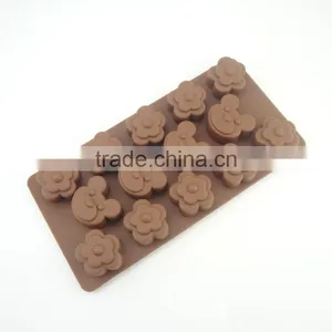Cheap Silicone Rubber Ice Mould Tray With Plum Blossom Bear thumbnail-4
