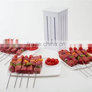 Quick Kabob Express Shish Kabob Brochette Maker + 16 Stainless Steel Skewers thumbnail-2