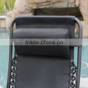 Utility Tray Lounge Black Pool Zero Gravity Chairs With Cup Holder thumbnail-3