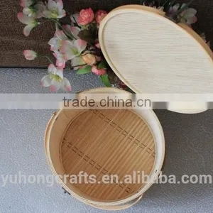 Environmental Bamboo Basket With Handle thumbnail-4