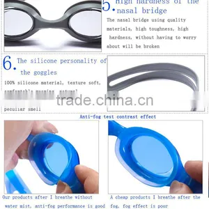 Junior Swimming Goggles Professional Swim Eyewear Durable Silicone Swim Eyewar thumbnail-1