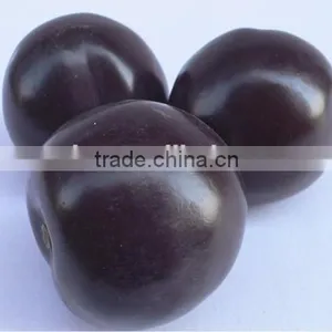 3 Big Realistic Artificial Weighted Plums Fake Faux Fruits thumbnail-1