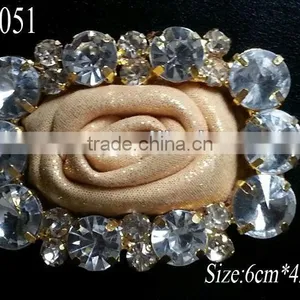 RF0051 Ladies Fashion Leather Center Rhinestone Belt Buckle for Women Belts thumbnail-1