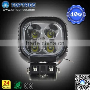 5" Square 40W Heavy Duty High Powered LED Work Light thumbnail-1