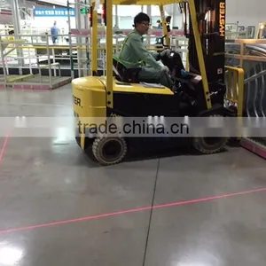 9-80V Red Zone Danger Area Warning Light Forklift Safety Light thumbnail-1