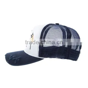 Polyester 5 Panel Foam Trucker Mesh Hat With Custom Printed Logo thumbnail-3