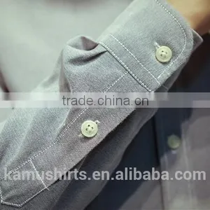 Button Down Collar Mens Oxford Shirts Slim Fit Casual Dress Shirts thumbnail-5