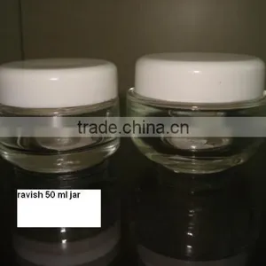 50 ml High QualityCream Containers,Glass Jar With PP Caps thumbnail-3