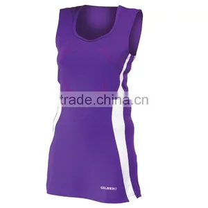 Plus Size Sublimated Custom Girl Sex Netball Jersey and Netball Dresses Skirts With Bibs thumbnail-5