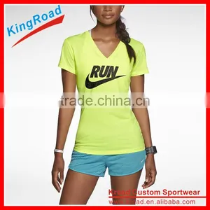 OEM Wholesale Fashion Adult T-shirts for Run and Leisure, Fitness Running t Shirt, Overseas Top thumbnail-3