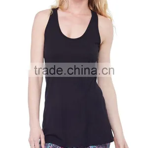 OEM Wholesale Bulk Women's Racerback Sleeveless Stringer Tank Top thumbnail-2