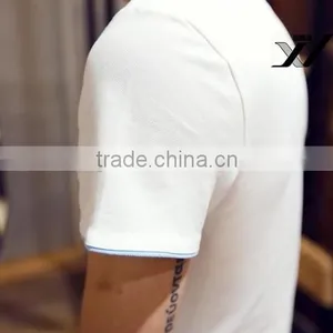 Men Blank Color Polo Short Sleeve Shirt thumbnail-3