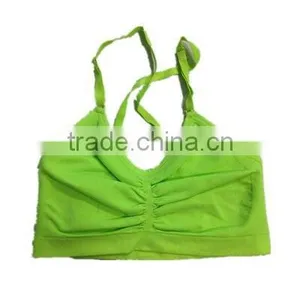 Magic Princess Seams Seamless Double Layers Sport Tank Top Cami Bra With Removable Pad thumbnail-1
