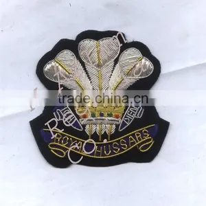 Royal Hussars Hand Embroidery Badge thumbnail-1