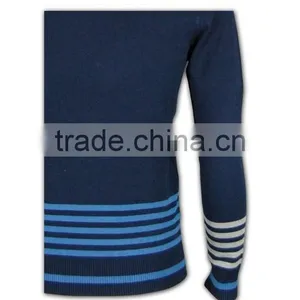 ISO9001/BSCI Manufature Popular Navy Blue Fitted Pullover Cardigan Sweater thumbnail-6