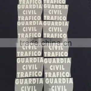 Relfective Logo Reflective Letters Reflective Words be Heated on Polo Shirt for Spain Market thumbnail-2