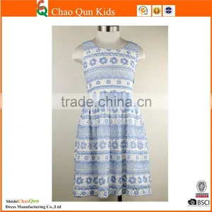 2017 Baby Girl Latest Fashion Embroidered Lace Floral Dresses for Girls Wholesale thumbnail-1
