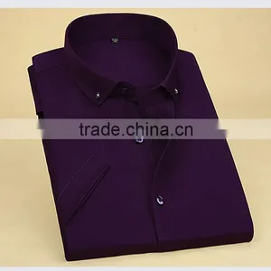 Black and White Striped Short-sleeve Shirt Cotton Business and Leisure Travelers No-iron Cultivate One's Morality Men's Button-d thumbnail-3