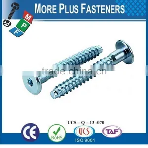 Made in Taiwan Flat Head Hi Lo Thread Special Furniture Confirmat Special Screw thumbnail-6