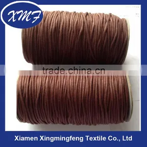 Wholesale Cheap Custom Engraved Braided Waxed Cotton Cord Bracelet ,Paracord Bracelet thumbnail-1